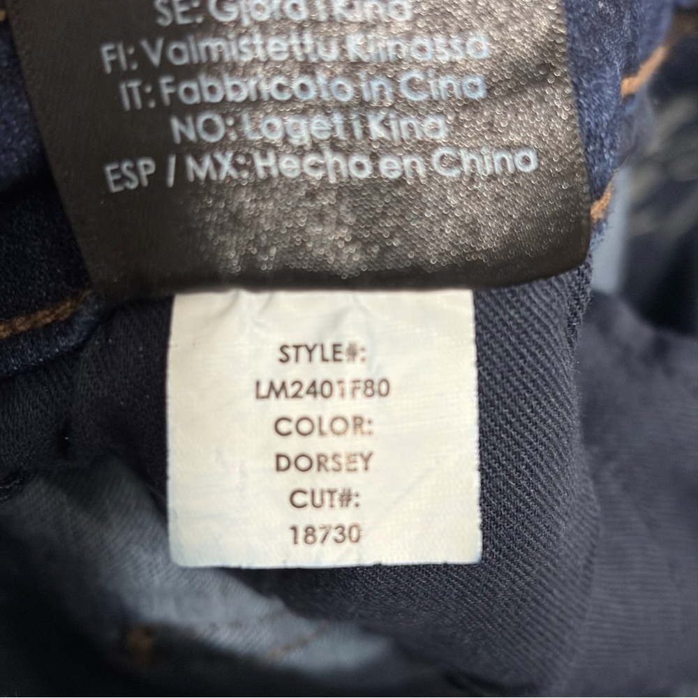 Liverpool "The Slim" Dark Blue Denim Jeans (6/28) - Picture 10 of 11